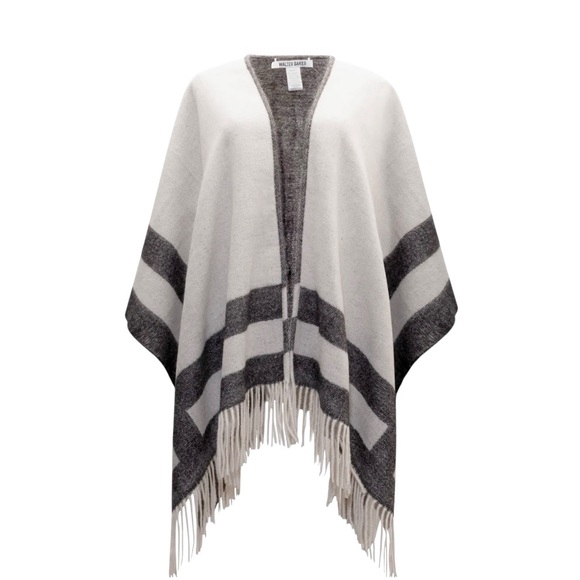 Walter Baker Sweaters - NWT $198 Walter Baker Reversible Poncho Wrap Ruana